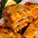 chicken enchilada casserole featre