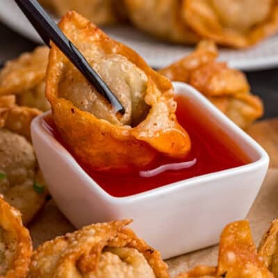 Crispy fried wontons feature