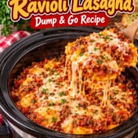 Crockpot Ravioli Lasagna pin