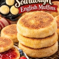Sourdough English Muffins pin