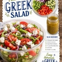 Traditional Greek Salad pin