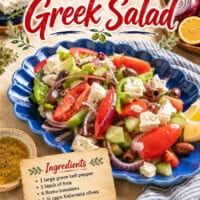 Traditional Greek Salad pin