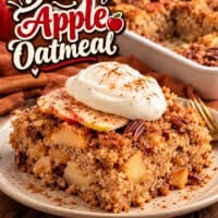 Baked Apple Oatmeal pin