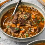 Beef Barley Mushroom Soup feature