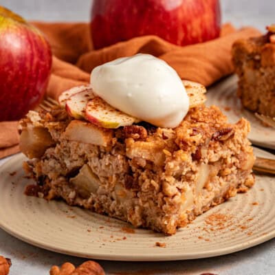 Baked Apple Oatmeal feature