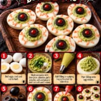 Halloween Eyeball Deviled Eggs pin