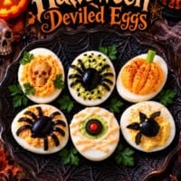 Halloween Deviled Eggs pin