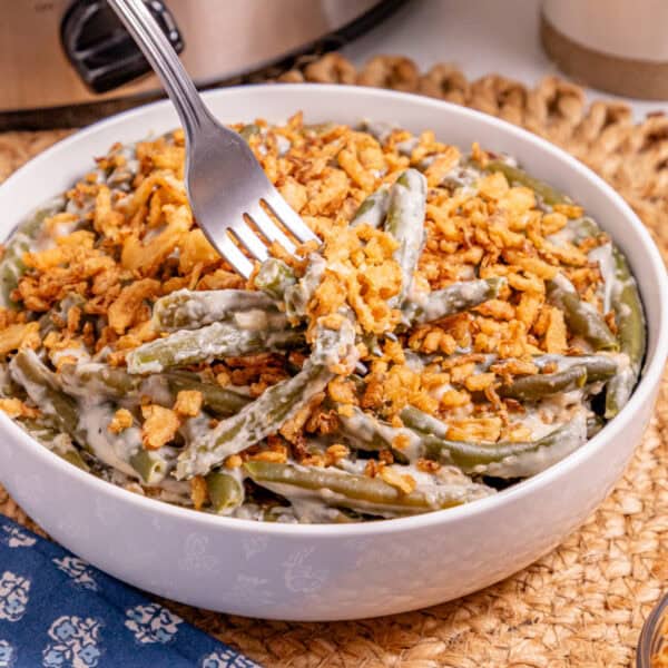 Slow Cooker Green Bean Casserole feature