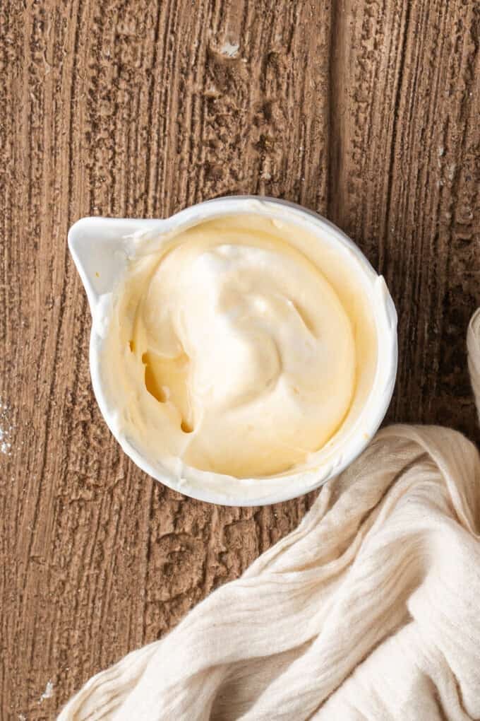 These Japanese Soufflé Pancakes are tall, fluffy, jiggly, and unbelievably soft, thanks to the meringue in the batter. Japanese souffle pancake batter in a bowl