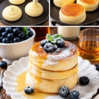 Japanese Souffle Pancakes pin
