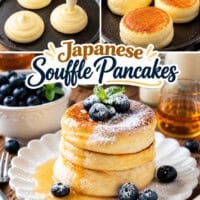 Japanese Souffle Pancakes pin