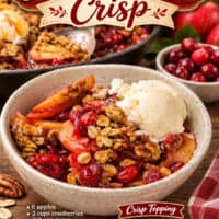 Cranberry-Apple Crisp pin