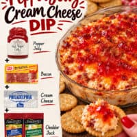 Pepper Jelly Cream Cheese Dip pin